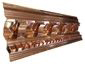 Custom copper cornice with dentil work and radius sections - view 2