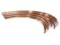 Custom copper cornice with dentil work and radius sections - view 4