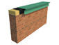 Drip edge for shingle and slate roofing with hem - view 1