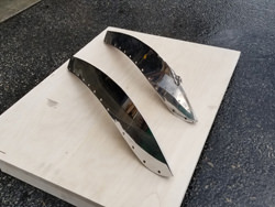 Custom stainless steel boat bow guard