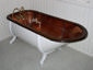 Custom made copper bathtub