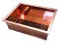 Custom copper ice tray with drain pipe welded - view 3