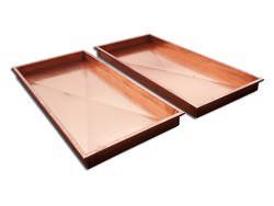 Copper ice trays for food