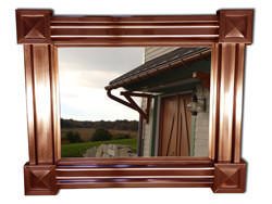 Copper picture frame