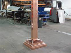 Copper pillar