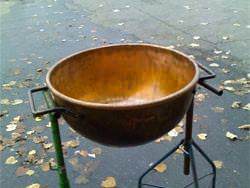 Copper pot restored