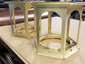Custom brass lanterns made to replicate old ones - view 6