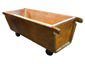 Custom copper insert over wooden bathtub - view 1