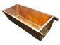 Custom copper insert over wooden bathtub - view 2