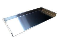 Custom stainless steel number 4 finish shelf