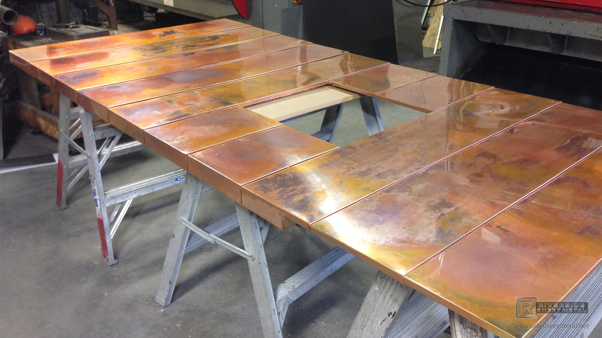 copper wall cladding