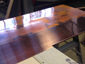 Burnished copper wall panels for fireplace surround - view 5