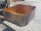 Hammered copper fountain base - view 4