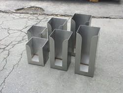 Stainless steel menu holders for restaurant