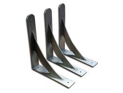 Stainless steel shelf brackets