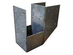 Steel bracket for wooden beams