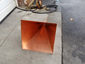 Simple 4 sided modern copper finial - view 5