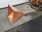 Simple 4 sided modern copper finial - view 6