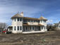 Pitched octagonal copper finial with ball and cone - installation - view 1