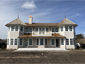 Pitched octagonal copper finial with ball and cone - installation - view 3