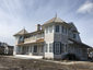 Pitched octagonal copper finial with ball and cone - installation - view 4