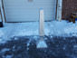 Obelisk finial with curved custom base - view 5