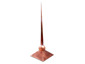 Finial with pyramid base and ball - view 5