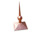 Finial with pyramid base and ball - view 2