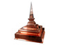 Pyramid finial custom made with copper - view 2