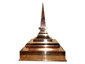Pyramid finial custom made with copper - view 3