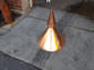 Simple conic copper finial - view 2