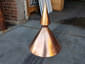 Simple conic copper finial - view 3