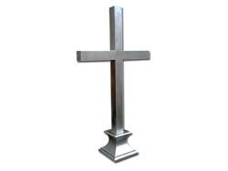 FI029 - Cross finial with rectangular base