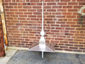 Custom aluminum finial with ball, 4 sided base and cone - view 4