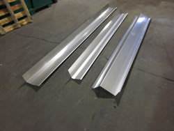 Different profiles of stainless steel flashing metal