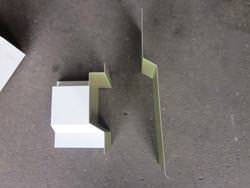 Splice plate flashing metal