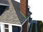 Chimney Flashing Metal Kit Installation - view 2