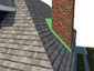 Chimney Flashing Metal Kit Installation with Cricket and Step Flashing - view 2