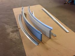 Custom curved zinc edge metal