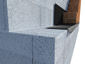 Drip edge masonry flashing metal with hem installation - view 1