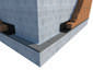 Drip edge masonry flashing metal miter with hem installation - view 1