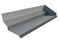 Custom masonry flashing metal with end dam - profile view 1