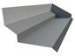 Custom masonry flashing metal with end dam - profile view 2