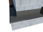 Through wall masonry flashing metal miter with drip edge installation - view 3