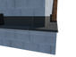 Through wall masonry flashing metal miter with drip edge installation - view 2