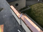 Custom copper parapet cap installation photo - view 4