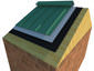 Ridge Cap on metal roofing system - view 1