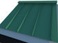 Simple Ridge Cap on metal roofing system - view 1