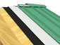 Z Channel for metal roofing with ridge cap installation - view 1