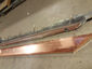 Custom copper gutter section remade to match - view 1